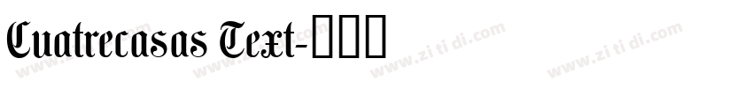 Cuatrecasas Text字体转换